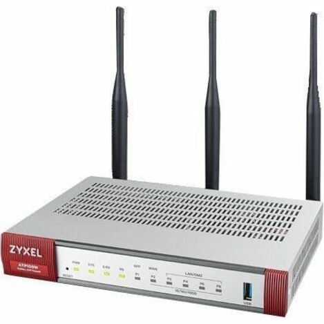 ZYXEL ATP100W Network Security/Firewall Appliance, Threat Protection, URL Filtering, Content Filtering, Email Anti-virus, Intrusion Prevention, Network Protection