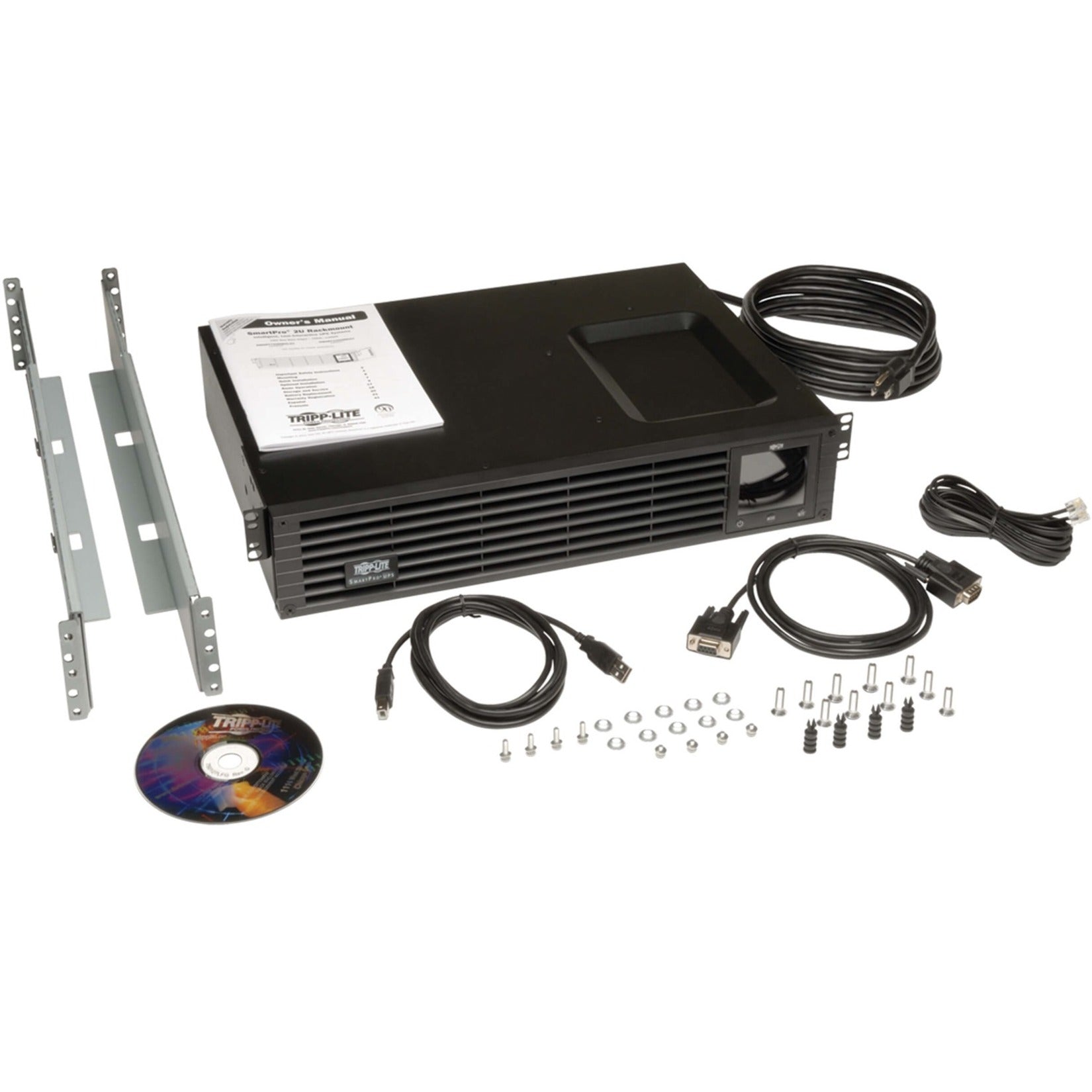 SMART1000RM2UN UPS system with included installation accessories and components-alternate-image5