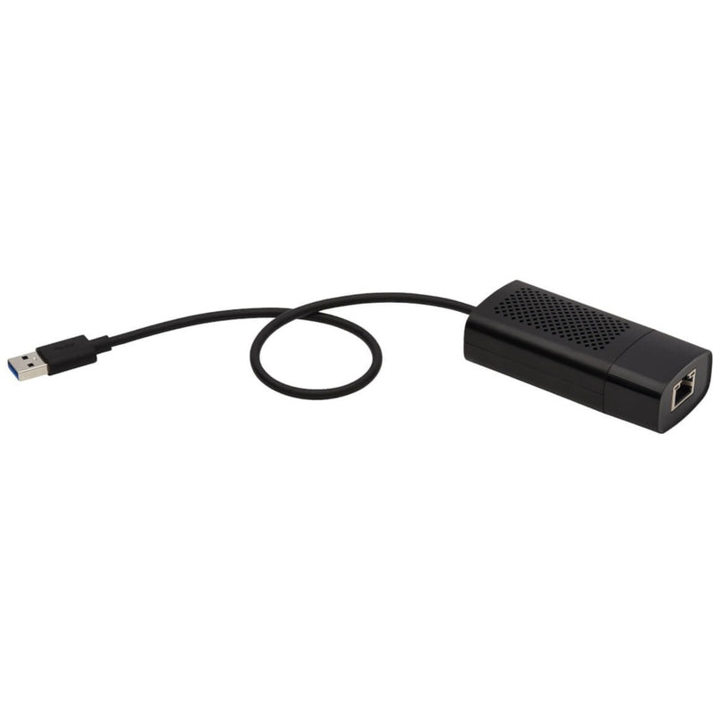 Side view of Tripp Lite ethernet adapter showing slim profile and cable length