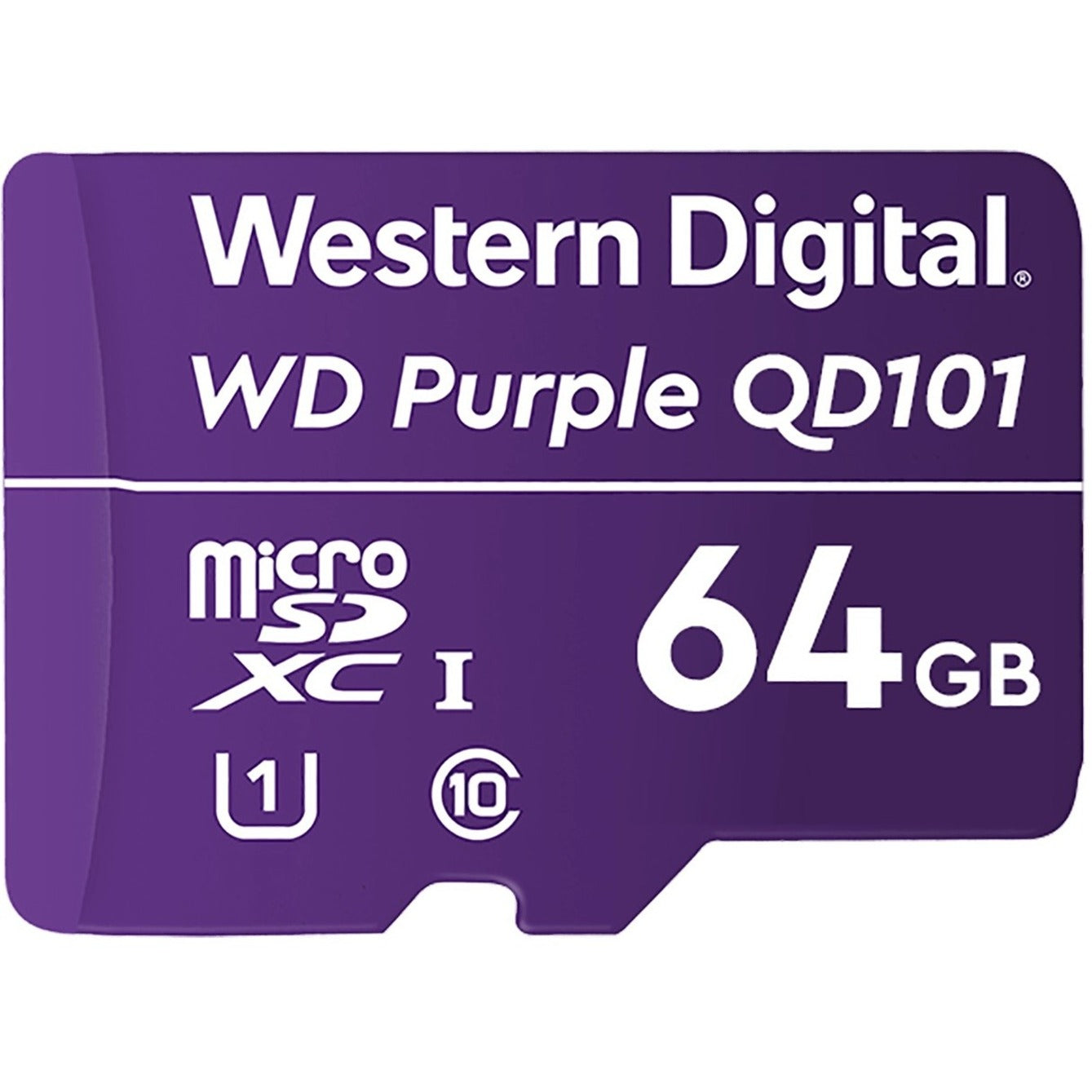 Western Digital WDD064G1P0C Lila™ SC QD101 64GB microSDXC 3 Jahre Garantie