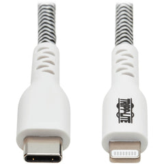 Tripp Lite M102-003-HD Heavy-Duty USB-C til Lightning-kabel (M/M) 3 ft. Hurtig opladning og Holdbar Dataoverførselskabel