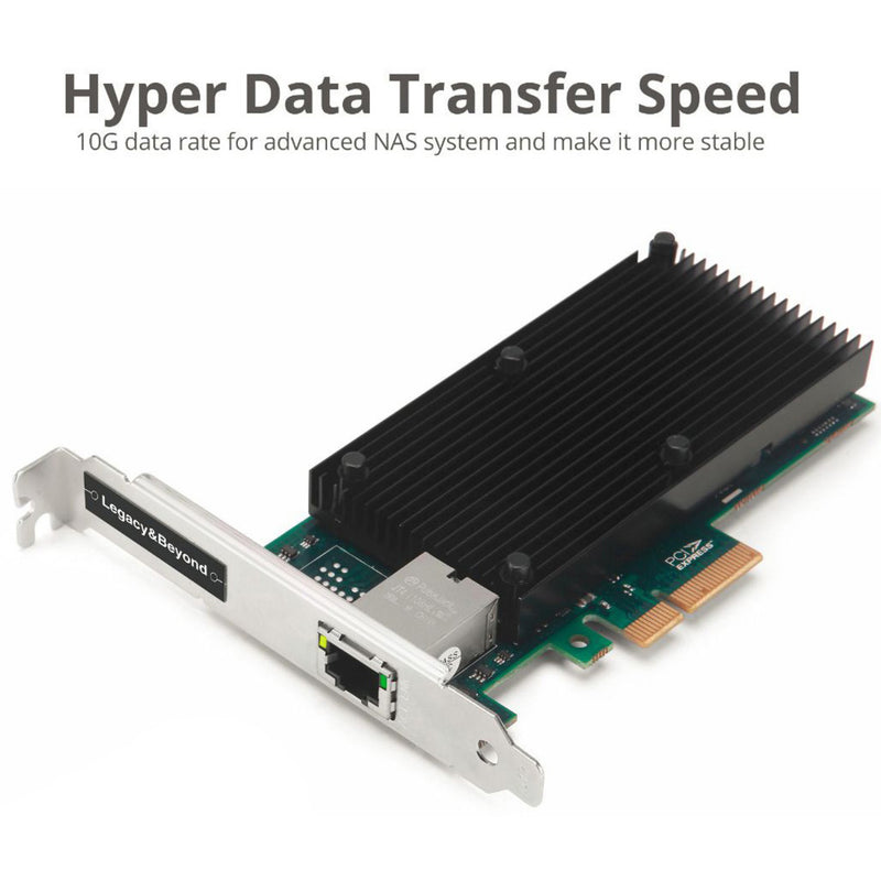 SIIG 10G Ethernet Card highlighting high-speed data transfer capabilities