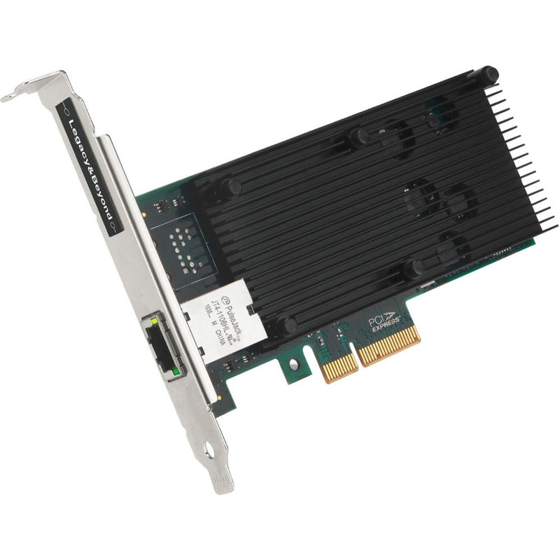 SIIG 10G Ethernet Network Card showing PCIe interface and heatsink design