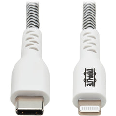 Tripp Lite M102-010-HD Kabel USB-C ke C94 Lightning Tahan Berat 10 ft Pengisian Cepat dan Transfer Data