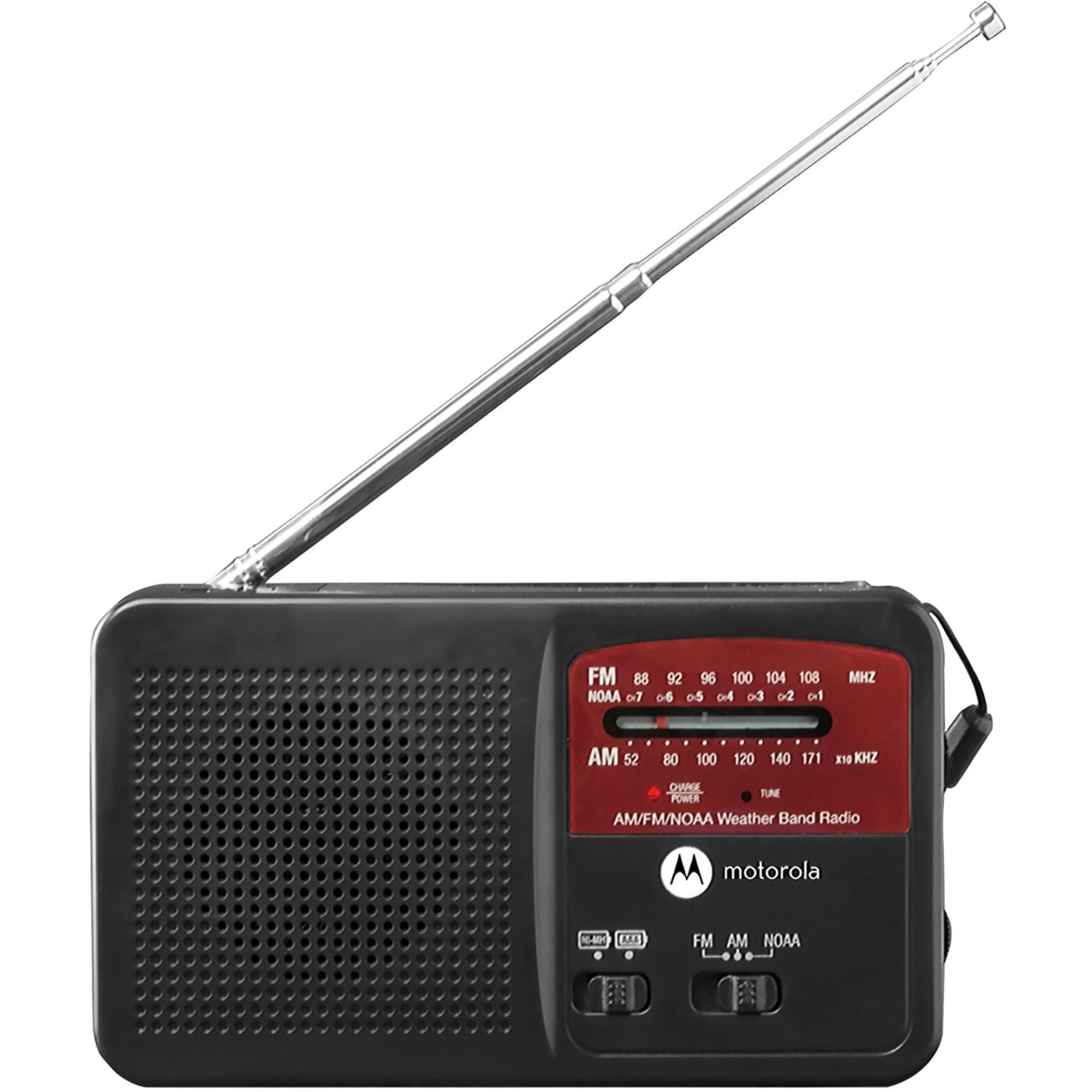 Motorola ATMOS MWR800C Weather & Alert Radio - Portable AM/FM Radio with Rechargeable Battery [Discontinued]