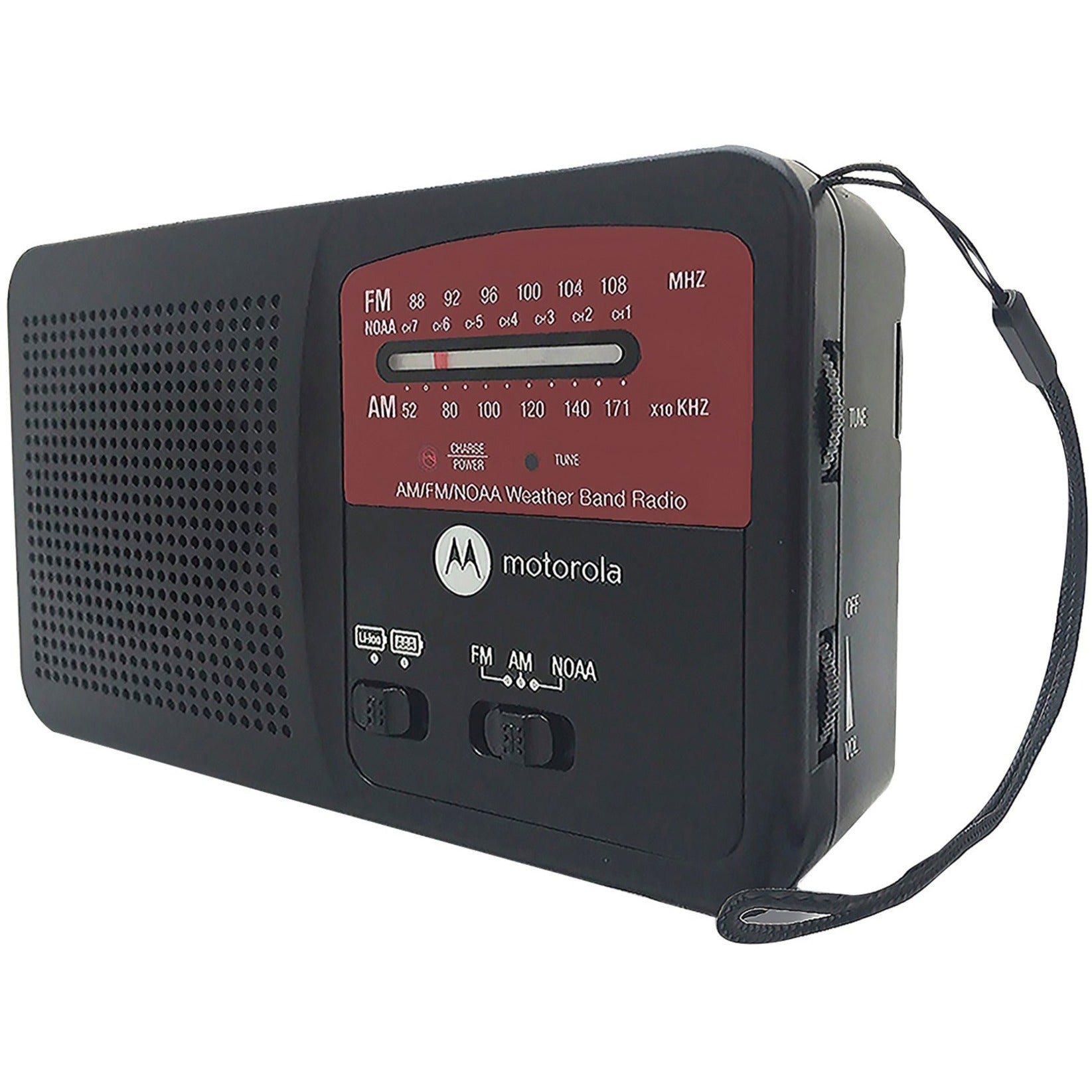 Motorola ATMOS MWR800C Weather & Alert Radio - Portable AM/FM Radio with Rechargeable Battery [Discontinued]