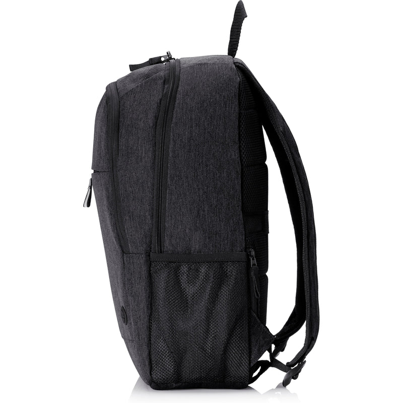 Side view of HP Prelude Pro backpack showing profile and compartment design