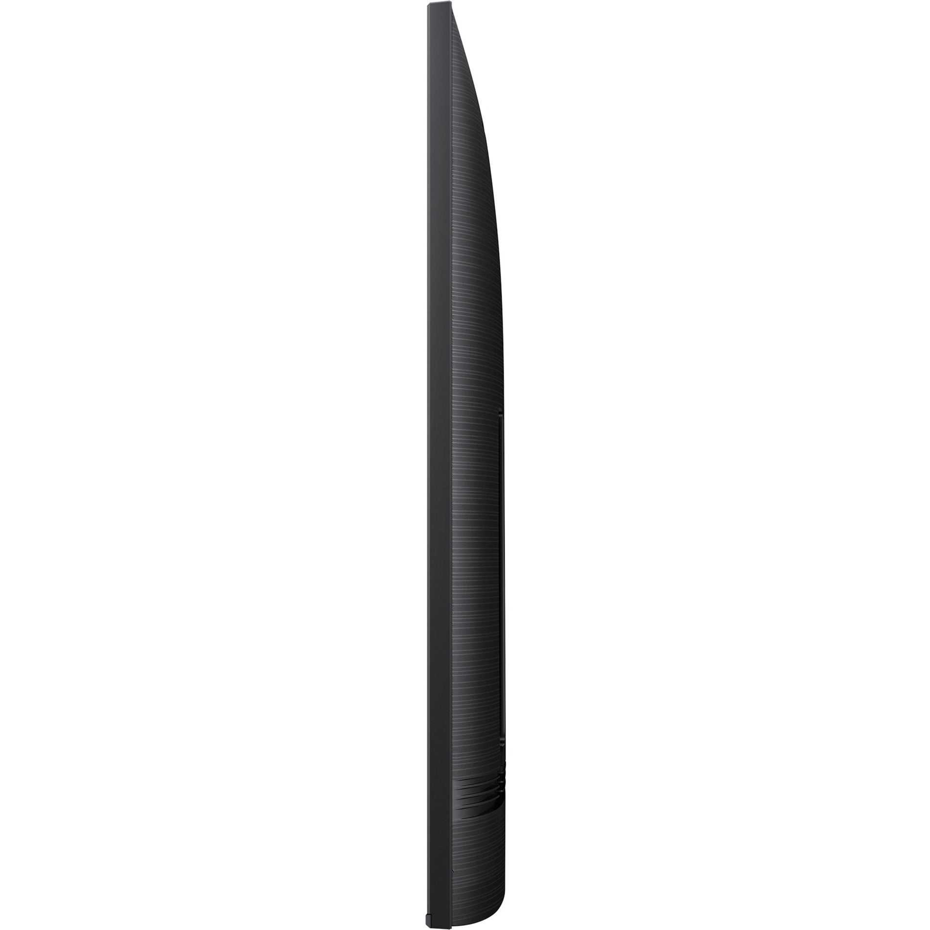 Side profile view of Samsung QE75T showing ultra-slim design-alternate-image3