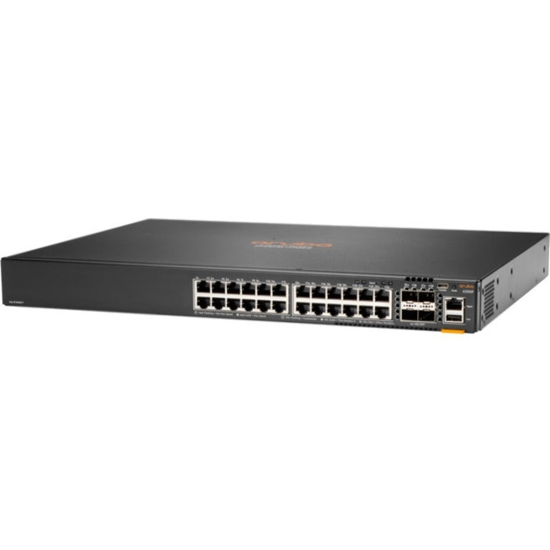 Aruba JL724A 6200F 24G 4SFP+ Switch 24 Ports Ethernet Gigabit 4 Ports Amontement Ethernet 10 Gigabit