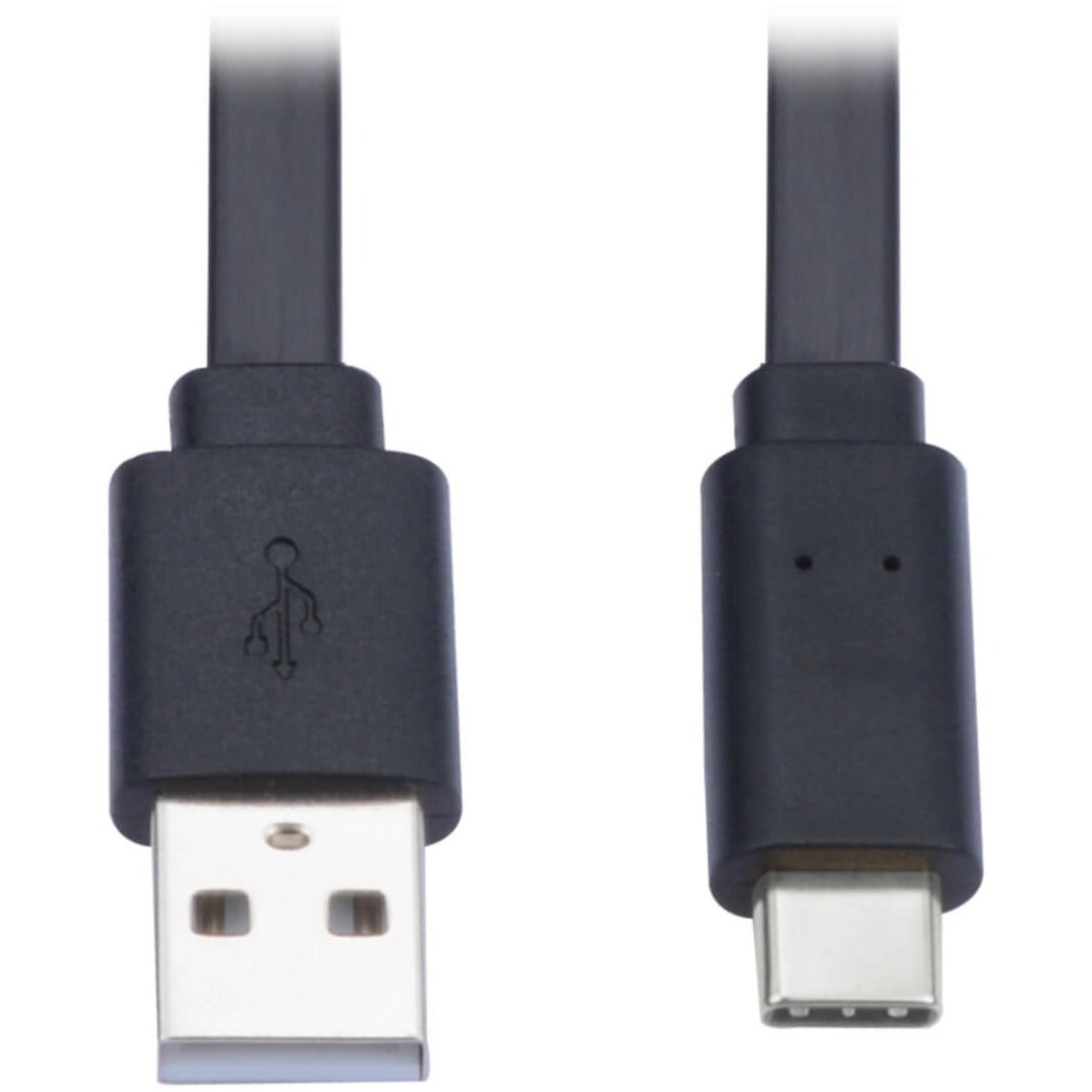 Close-up view of USB-A and USB-C connectors showing gold-plated contacts and quality construction-alternate-image1