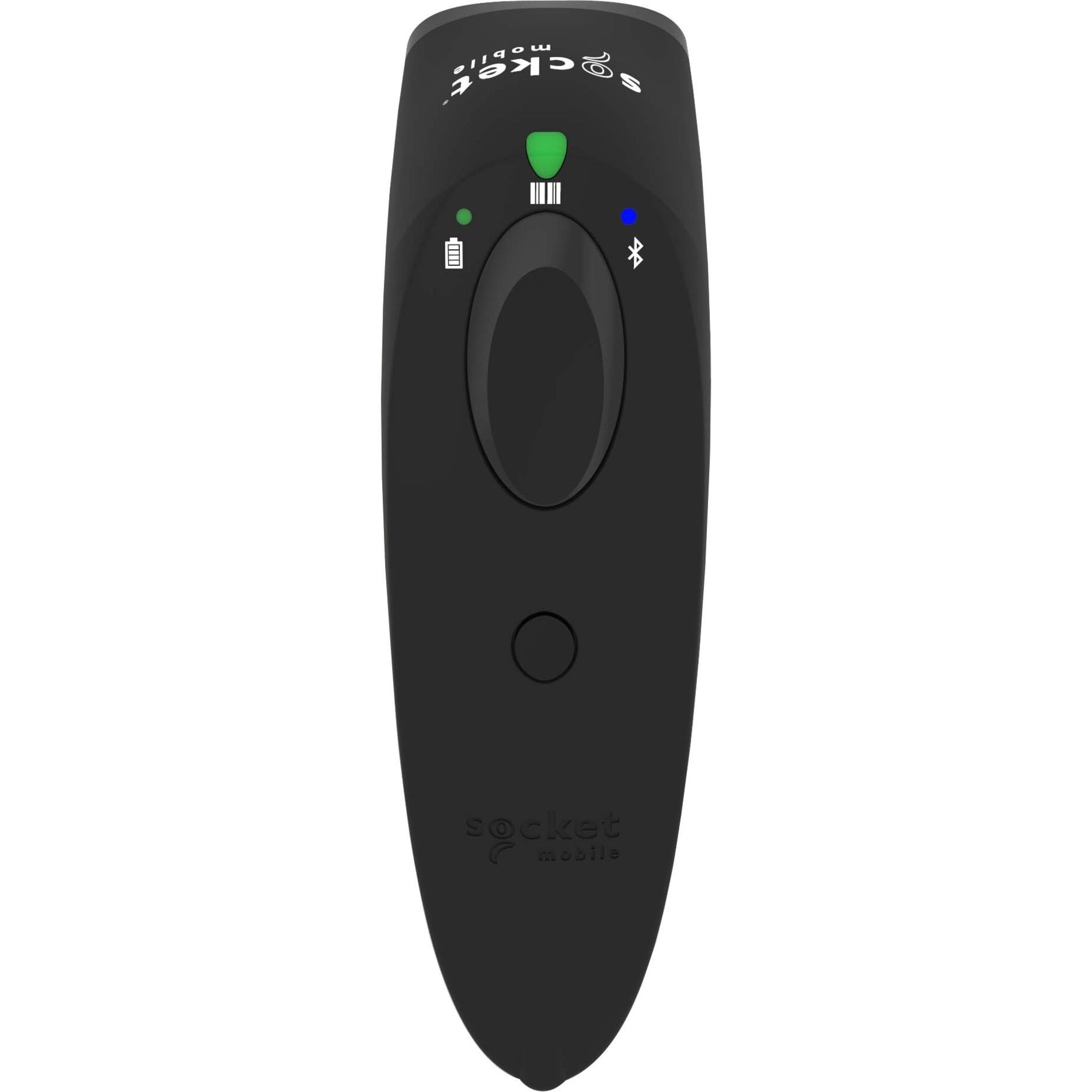 Top view of Socket Mobile S740 scanner showing scanning mechanism and LED indicators-alternate-image4