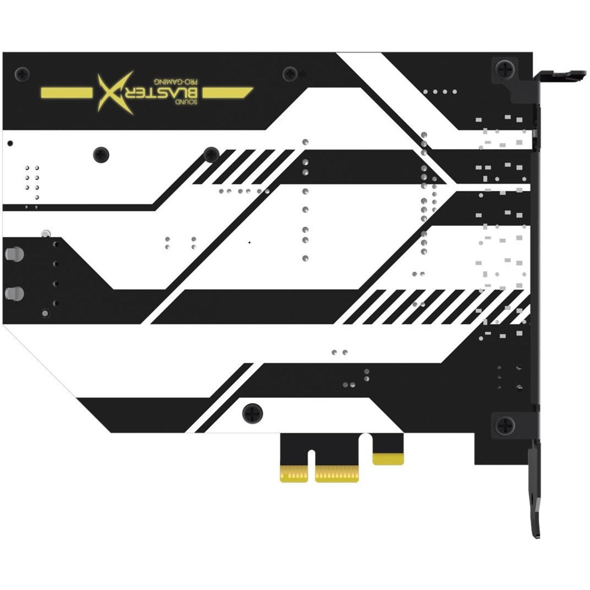 Rear view of Sound BlasterX AE-5 Plus showing PCB design and components-alternate-image4