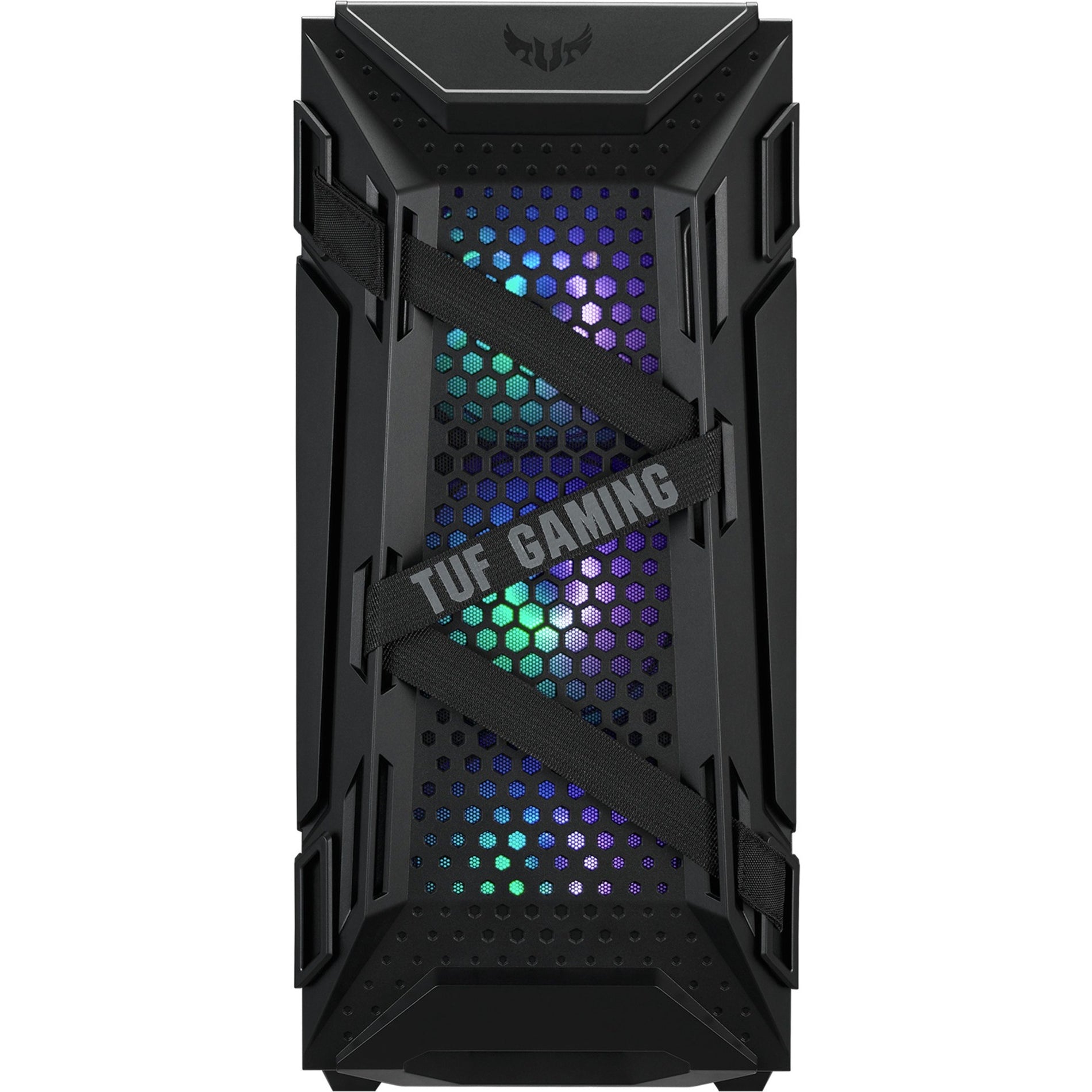 TUF GT301 GT301TUFGAMCASE Casing Komputer Gaming Kaca Tempered Hitam Kipas 472" Didukung ATX