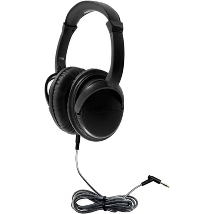 Hamilton Buhl NC-HBC1 Deluxe Active Noise-Cancelling Headphones with Case, Over-the-head, 1 Year Warranty, Tablets and Mobile Devices Compatibility