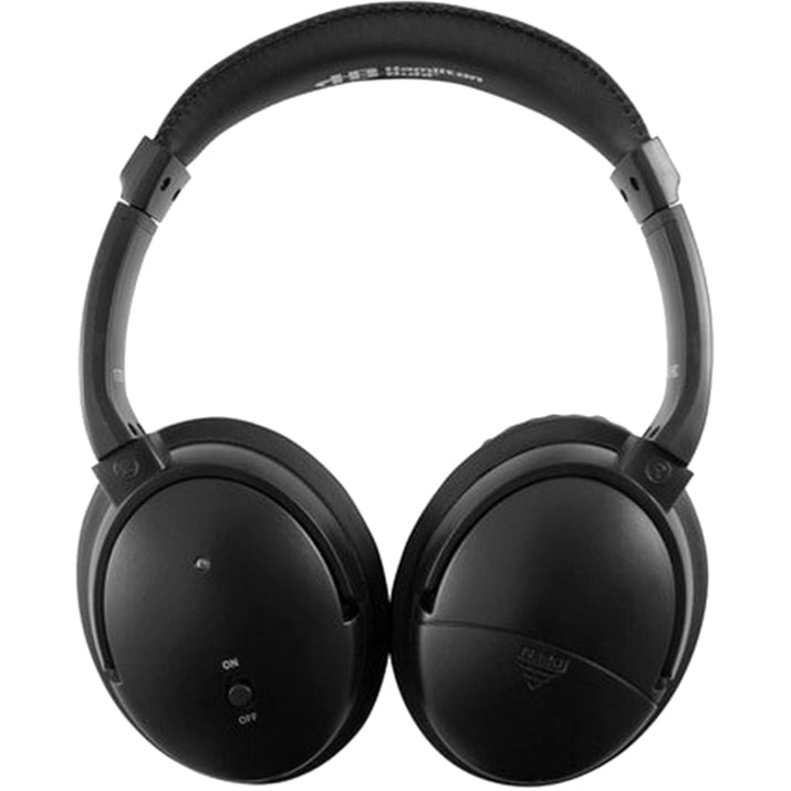 Hamilton Buhl NC-HBC1 Deluxe Active Noise-Cancelling Headphones with Case, Over-the-head, 1 Year Warranty, Tablets and Mobile Devices Compatibility