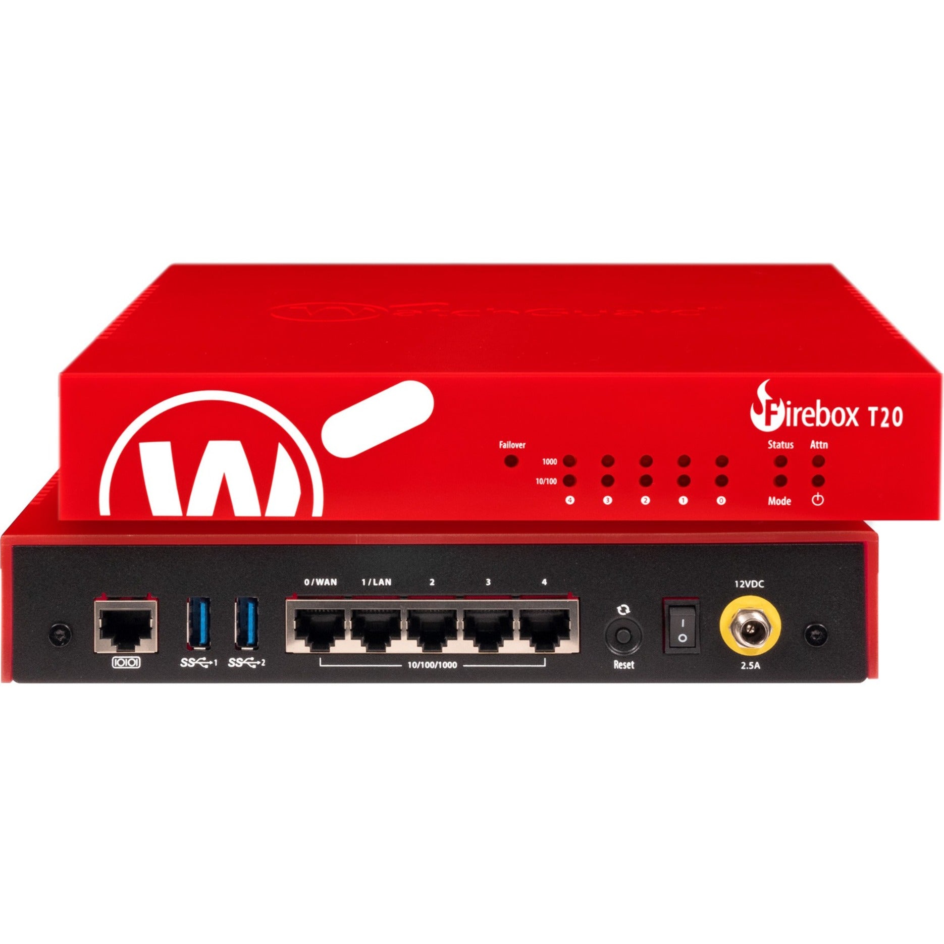 WatchGuard WGT20997-WW Firebox T20 Network Security/Firewall Appliance, Antivirus, WebBlocker, Threat Protection