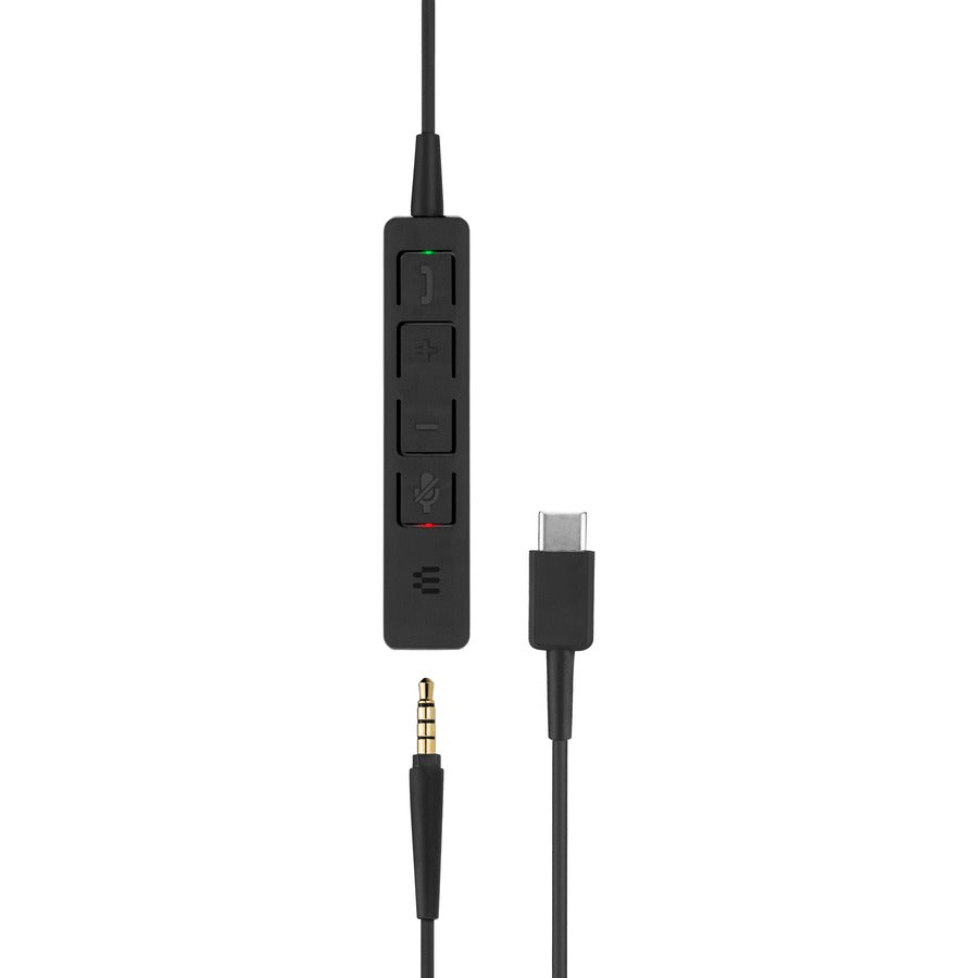 EPOS | SENNHEISER 508355 ADAPT SC 135 USB-C Headset, Mono Sound, Noise Cancelling, Fold-flat Design