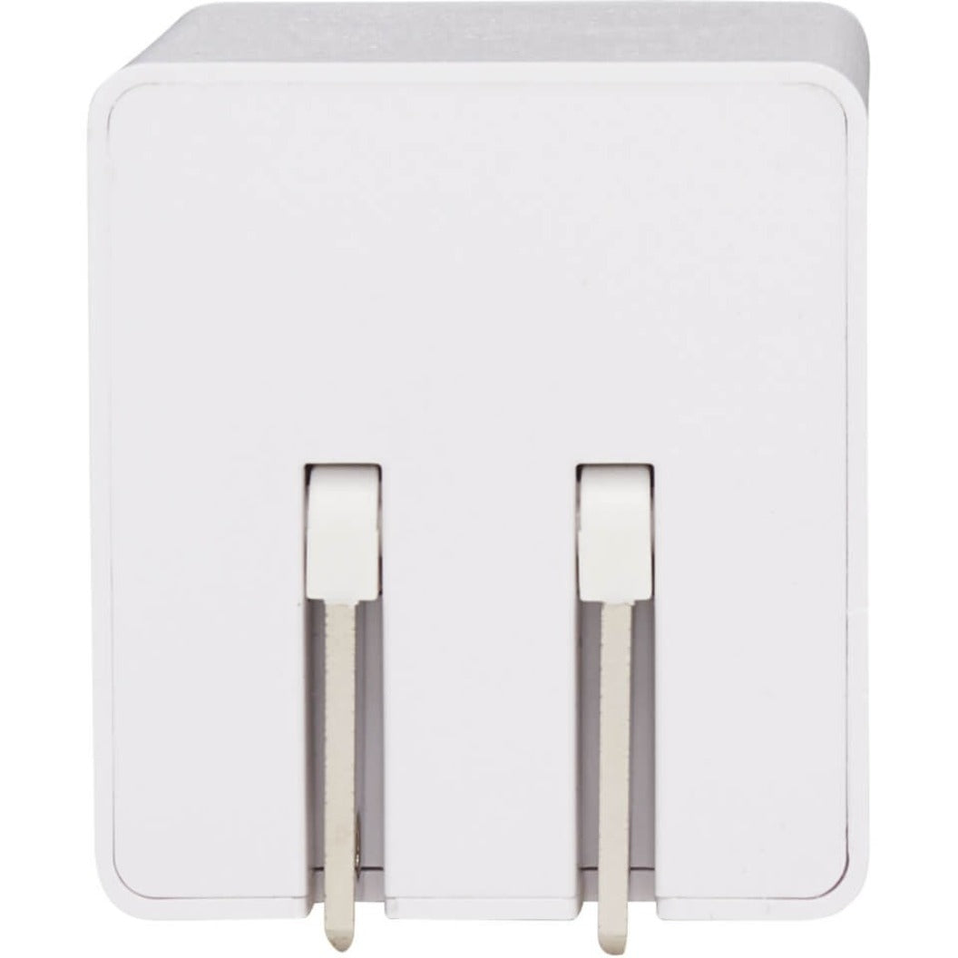 Cargador de pared USB-C compacto Tripp Lite U280-W01-60C1-G 60W - Tecnología GaN entrega de energía USB-C 3.0