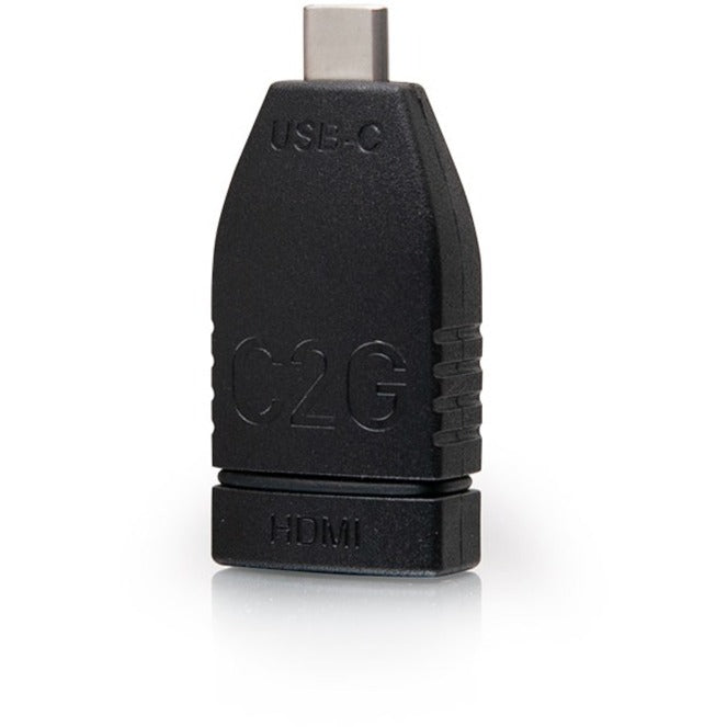 C2G 29872 USB C 至 HDMI 适配器转换器 - 4K 60Hz - 男/女 高质量视频和音频输出 品牌名称：C2G 品牌名称翻译：C2G