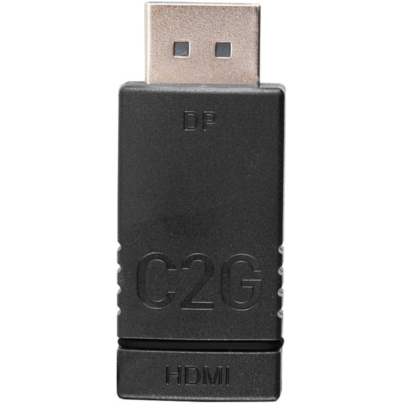 C2G 29873 4K DisplayPort 到 HDMI 适配器转换器 - 将您的 DisplayPort 设备连接到 HDMI 显示器 品牌名称：C2G 将品牌名称翻译为：Cables To Go