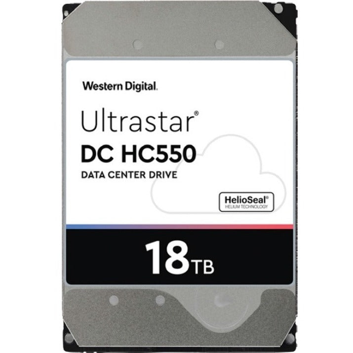 Western Digital 0F38352 Ultrastar DC HC550 Hard Drive, 18TB 3.5 SAS TCG 512MB 7200