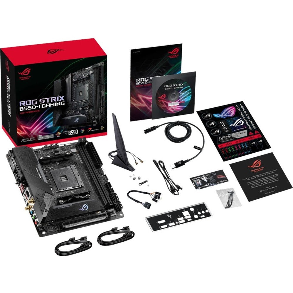 Asus Desktop Motherboard ROG STRIX B550-I GAMING, AMD B550 Chipset, Socket AM4, Mini ITX