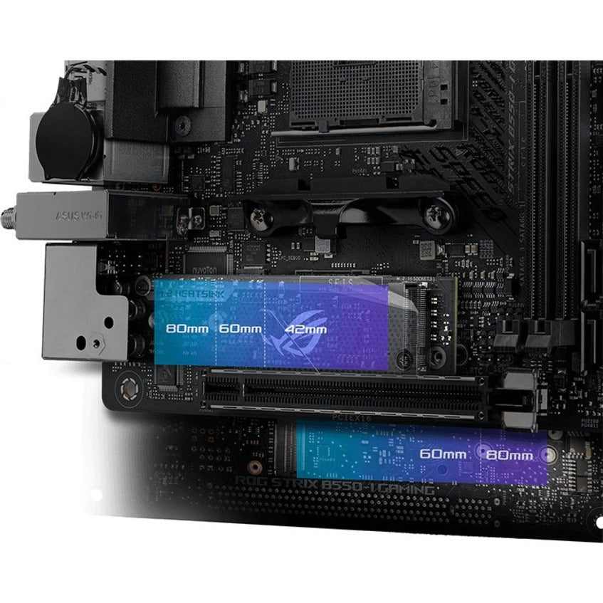 Asus Desktop Motherboard ROG STRIX B550-I GAMING, AMD B550 Chipset, Socket AM4, Mini ITX