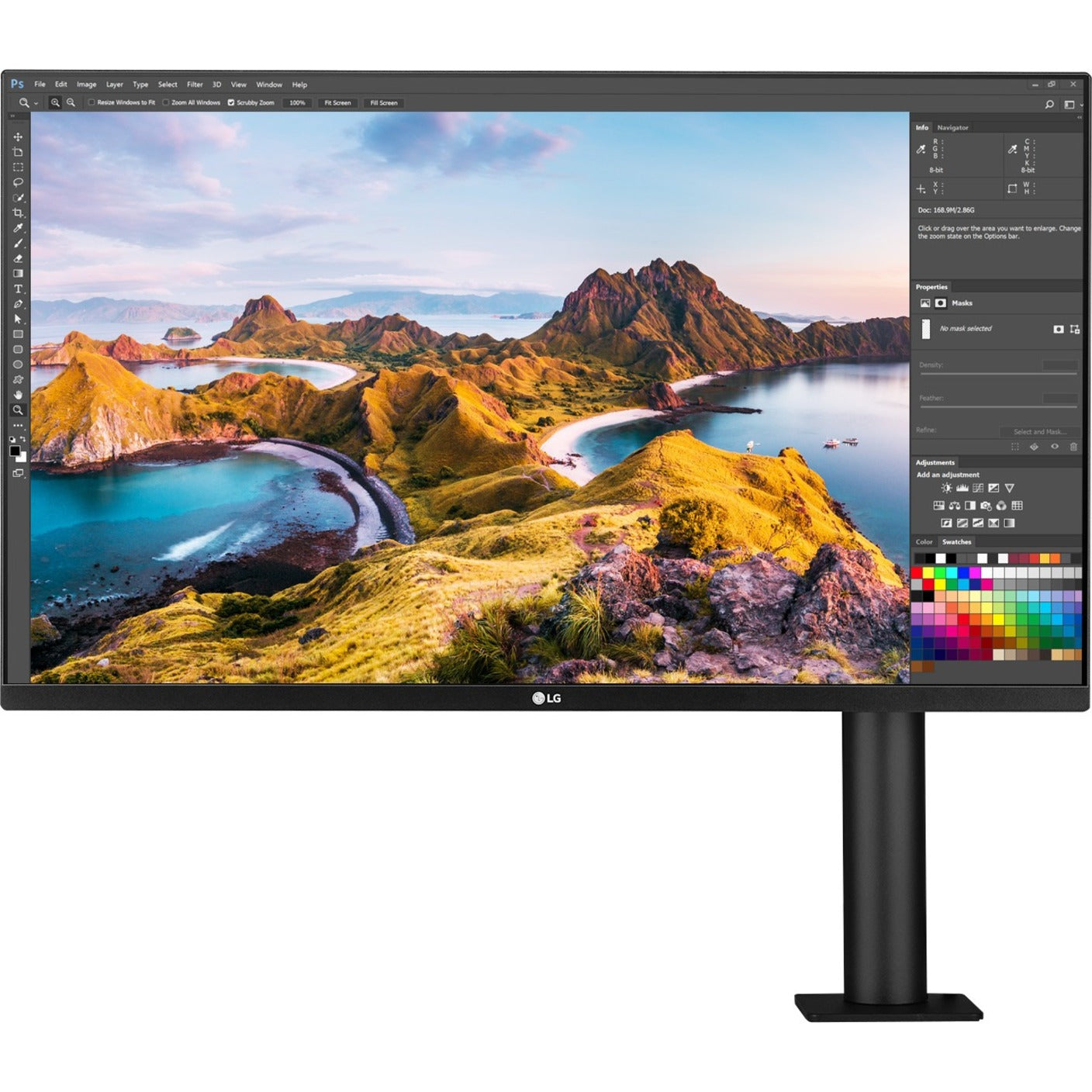LG UltraFine 31.5" 4K UHD LED LCD Monitor - 16:9 - Textured Black (32BN88U-B) Main image