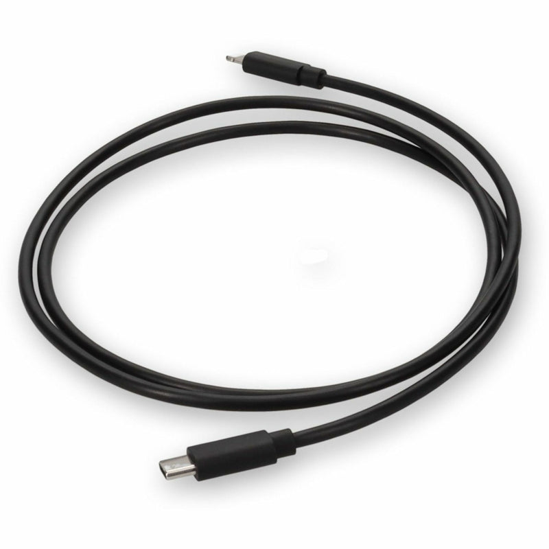 USB-C to Lightning cable displayed with emphasis on connector design