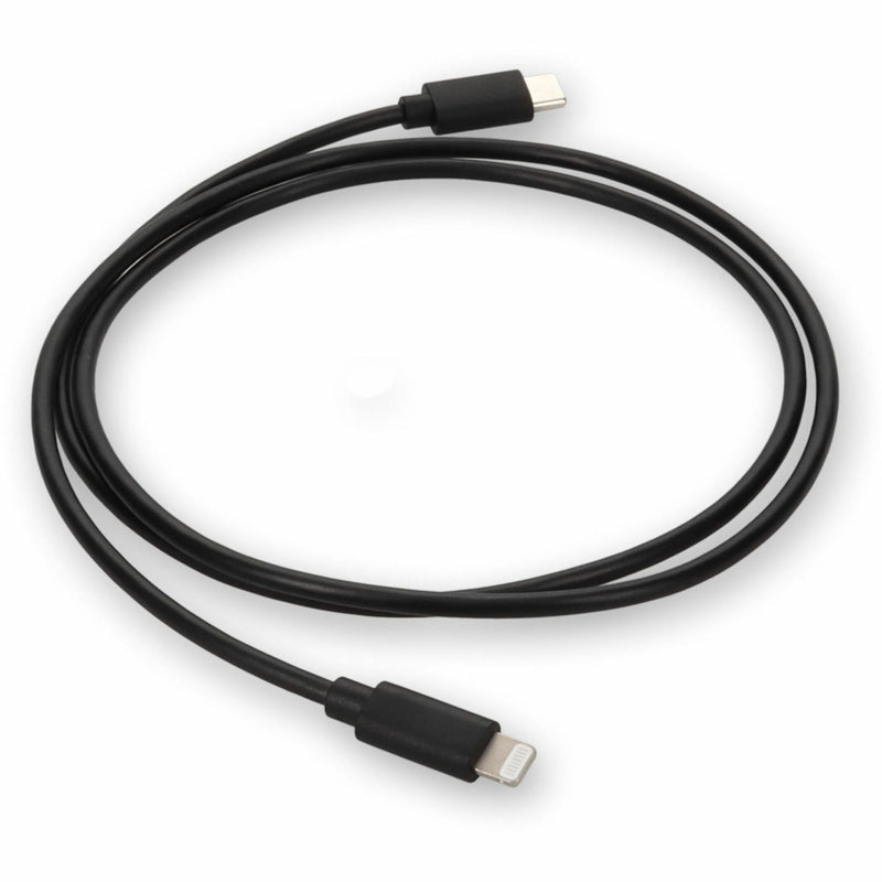 USB-C to Lightning cable showing connector compatibility