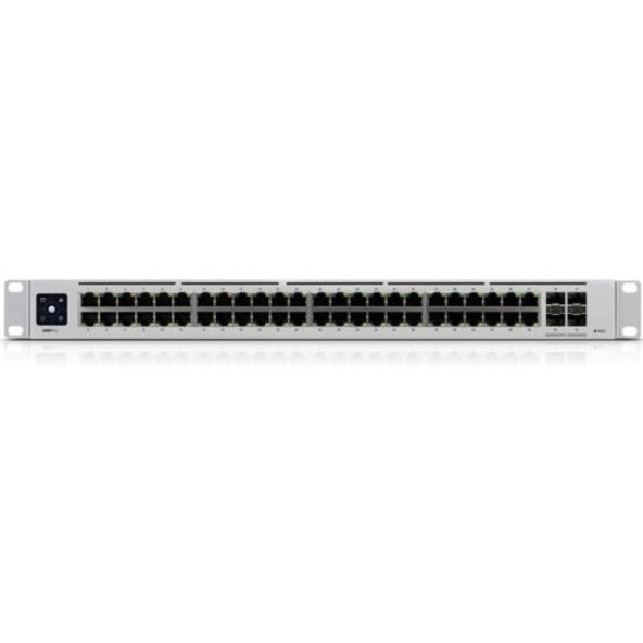 优比科技 USW-Pro-48 UniFi Pro 48端口交换机，千兆以太网，10千兆以太网，4个SFP+插槽 品牌名称：优比科技