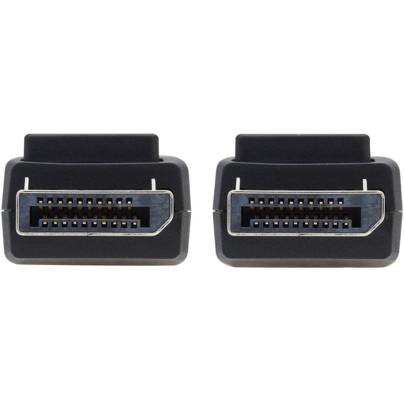 Detailed view of DisplayPort 1.4 connector pins showing 20-pin configuration