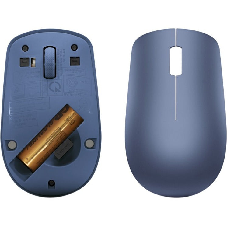 Lenovo GY50Z18986 530 Wireless Mouse (Abyss Blue), Ergonomic Fit, 1200 dpi, 2.4 GHz