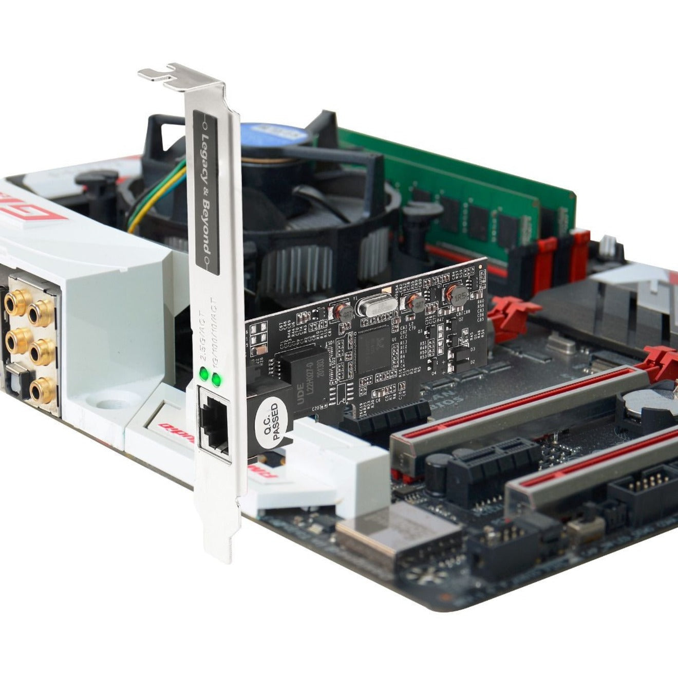 Marque: SIIG  Carte PCIe Ethernet multi-Gigabit 4 vitesses simple 25G Connectivité réseau haute vitesse