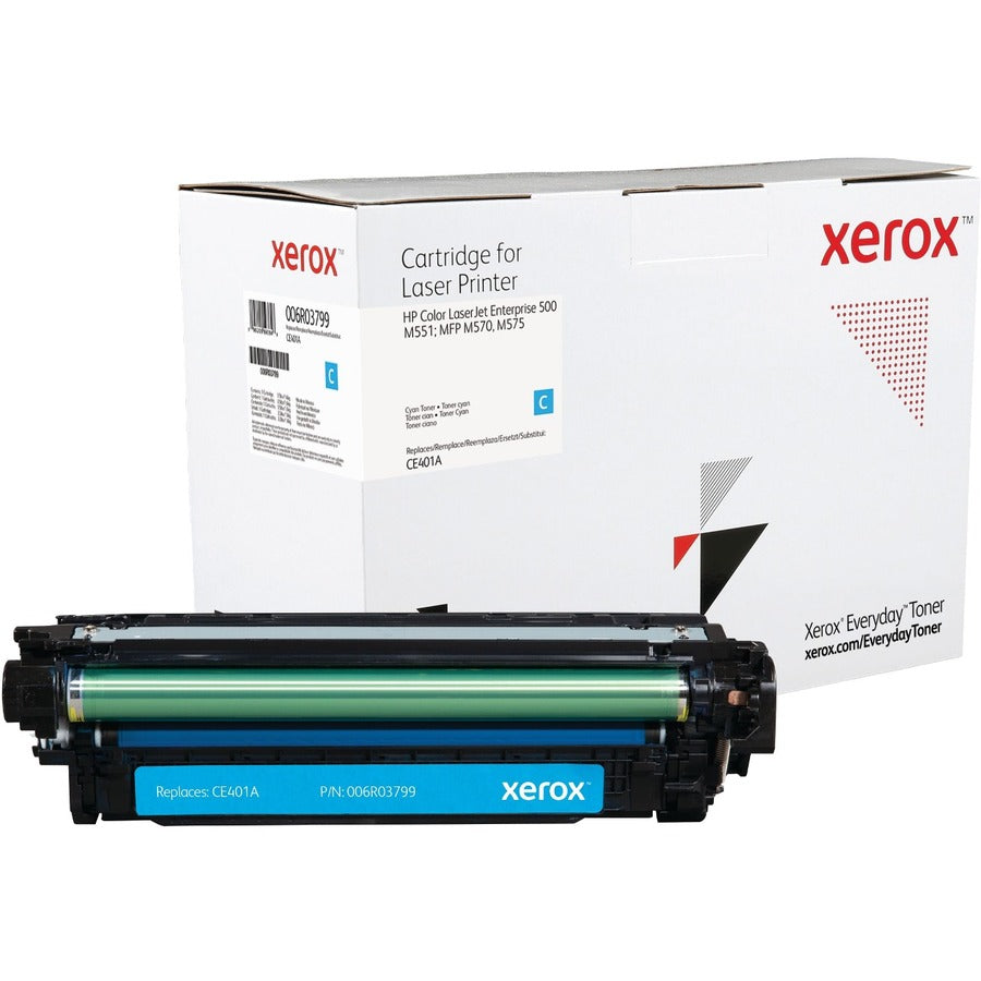 Xerox 006R03799 Toner Cartridge, Cyan, Standard Yield 6000 Pages