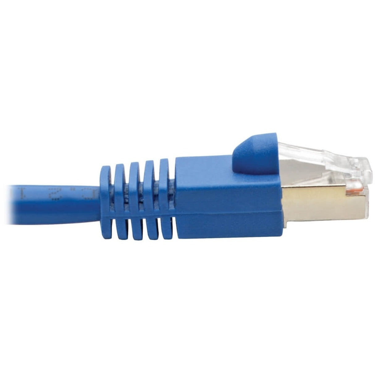 Side profile of Cat6a cable connector showing streamlined design-alternate-image4