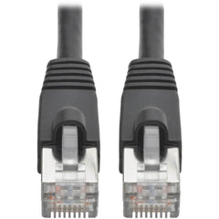 Tripp Lite - 特力普·利特 N262-06N-BK - N262-06N-BK Cat.6a - 类别.6a STP - STP Patch - 补丁 Network Cable - 网络电缆 10G-Certified - 10G认证 6" - 6英寸 Black - 黑色