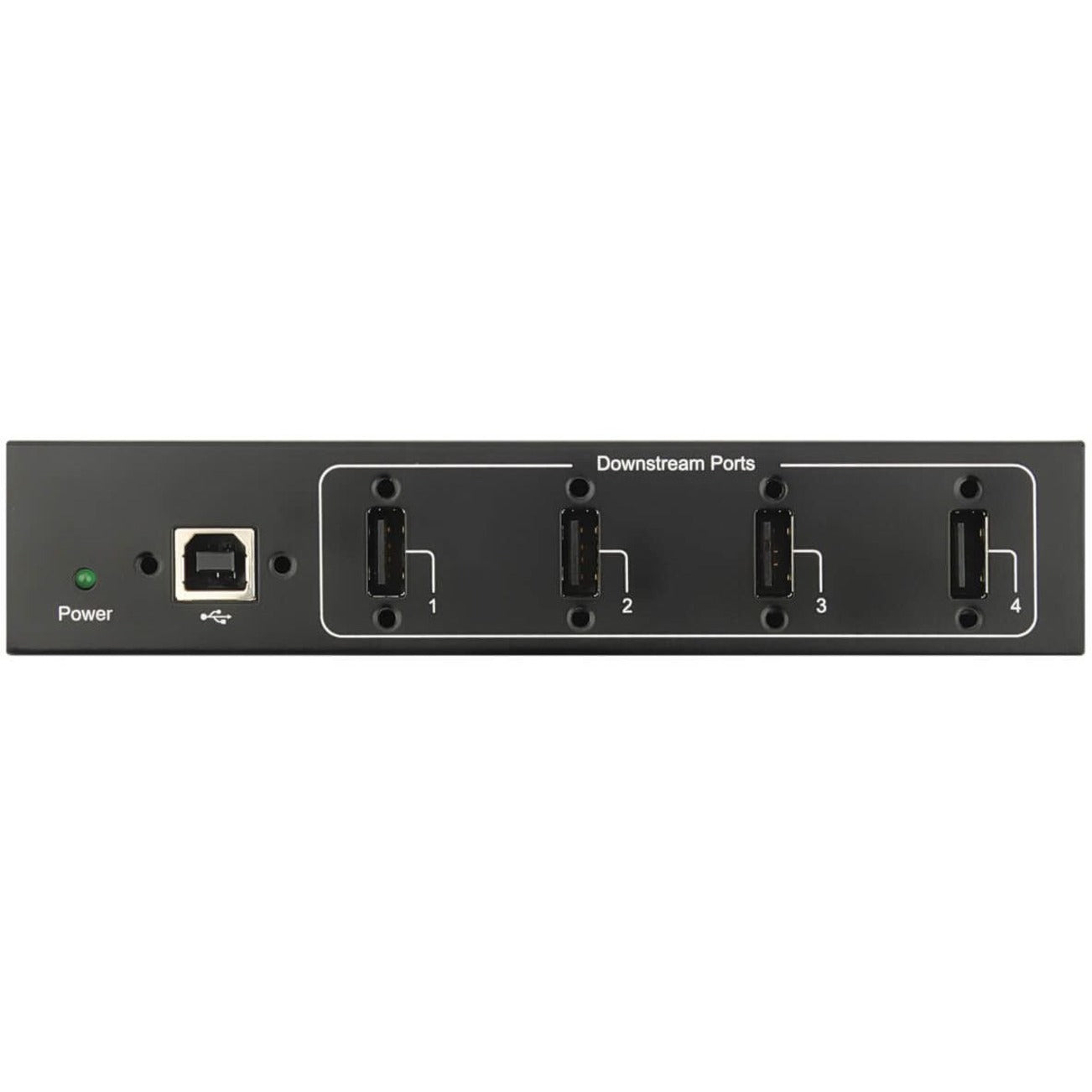 Close-up view of USB hub ports showing clear numerical labeling and power indicator-alternate-image4