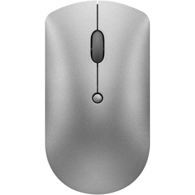 Top view of Lenovo 600 Bluetooth Silent Mouse showcasing button layout and scroll wheel