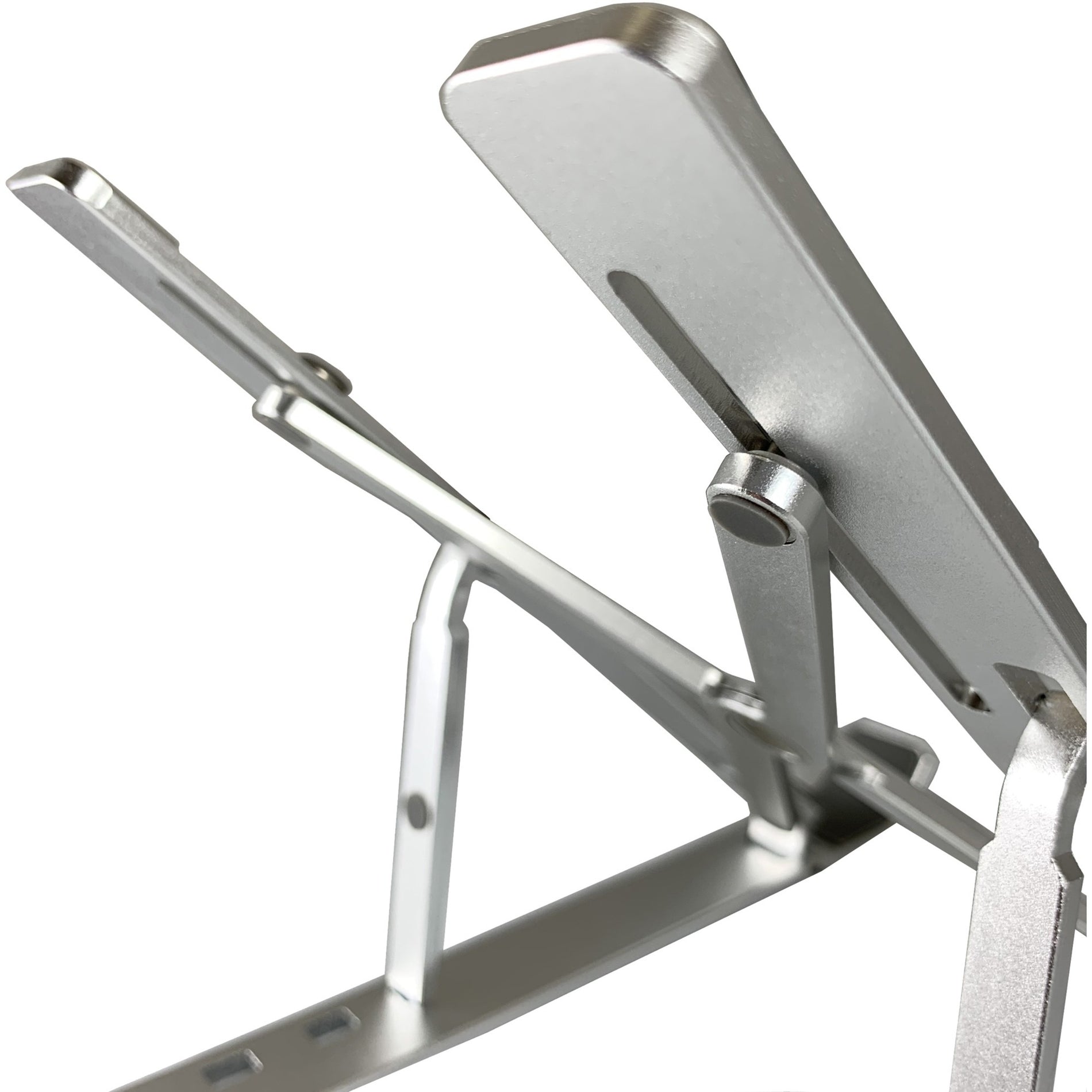 Amer AMRNS02 Folding Travel Laptop Tablet Stand, Lightweight, Adjustable, Foldable, Ergonomic, Compact