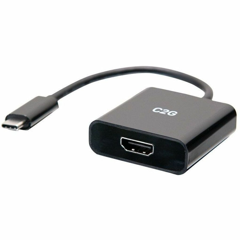 Full view of the C2G USB-C to HDMI adapter showing its complete design