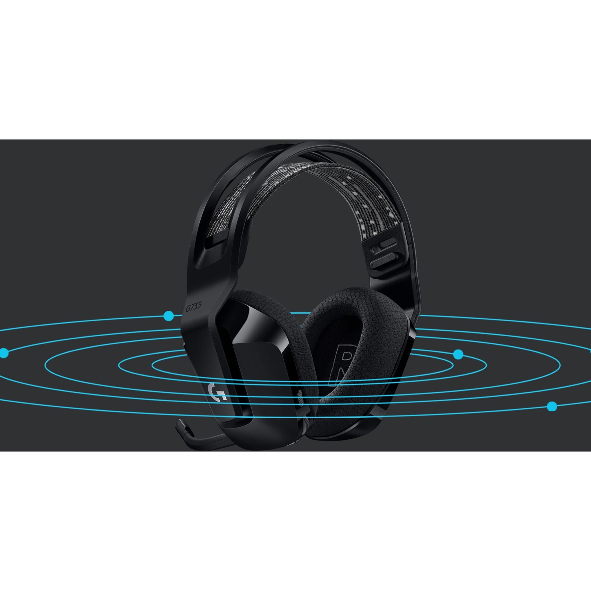 Logitech G733 LIGHTSPEED Wireless Gaming Headset (Headphones Only)