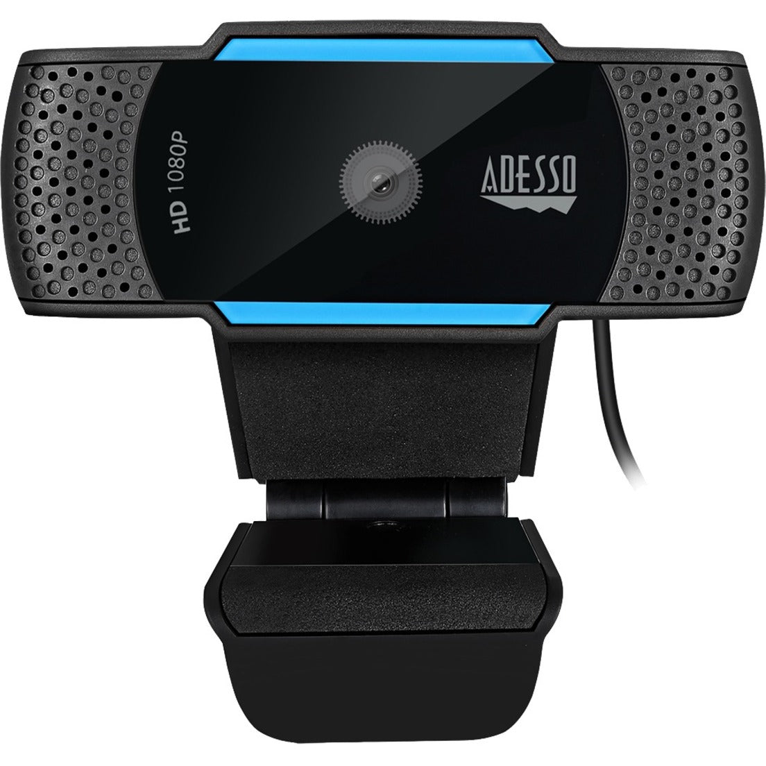 Adesso CYBERTRACKH5 1080P HD H.264 Auto Focus USB Webcam with Built-in Dual Microphone, 2.1 Megapixel, 30 fps