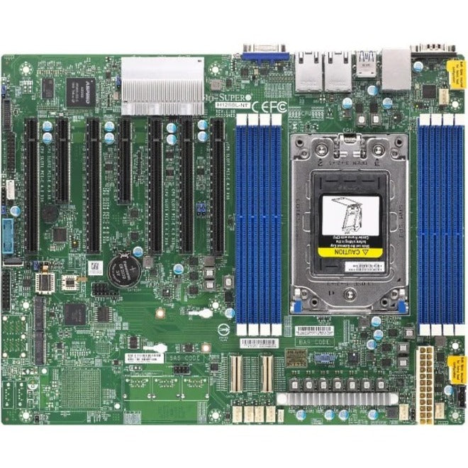 Supermicro MBD-H12SSL-NT-B H12SSL-NT Server Motherboard, AMD EPYC7002/7003 EAT DDR4 8DIMM PCI-E M.2 DUALLAN