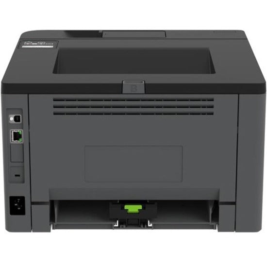 Rear view of Lexmark MS431DN showing connectivity ports and power input