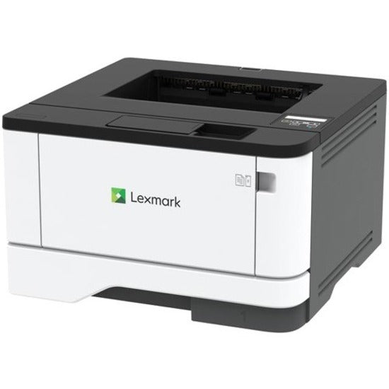 Side profile of Lexmark MS431DN printer showing compact design