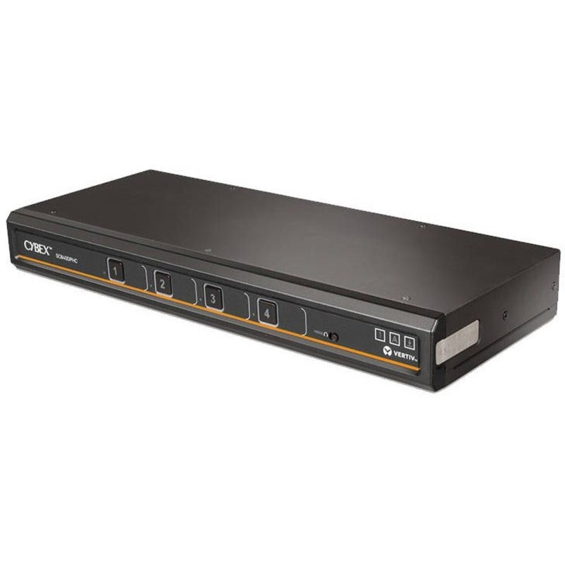 أفوسنت SC840DPHC-400 سيبكس SC800 KVM آمن، 4 مداخل عرض عالمي DisplayPort، USB-C، معتمد NIAP v4.0