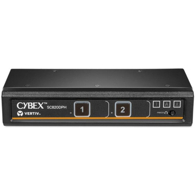 AVOCENT VERTIV Cybex SC820DPH-400 KVM Switchbox Secure Desktop KVM Switch 2 Port Universal DisplayPort TAA Compliant