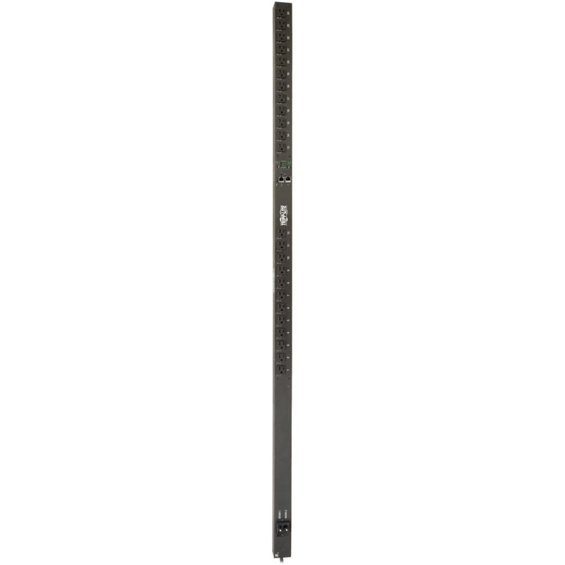 Full-length view of vertical PDU showing mounting orientation