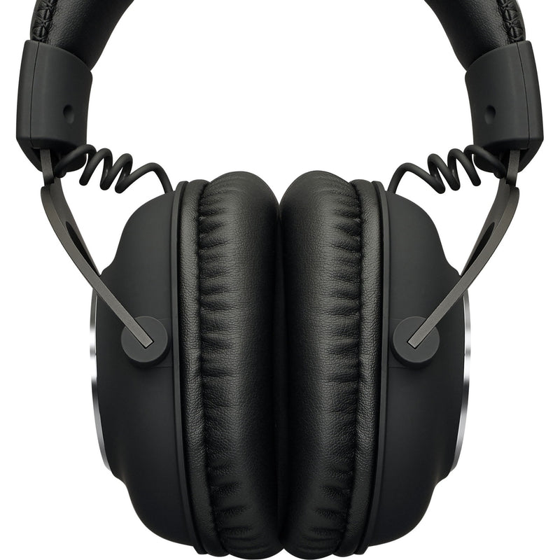 Close-up of Logitech PRO X Wireless Gaming Headset memory foam ear pads